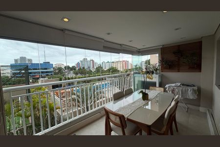 Sala - Sala de Jantar Varanda de apartamento à venda com 3 quartos, 92m² em Vila Apiai, Santo André