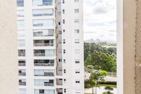 Vista da Sala de apartamento à venda com 3 quartos, 131m² em Centro Empresarial Tamboré, Santana de Parnaíba