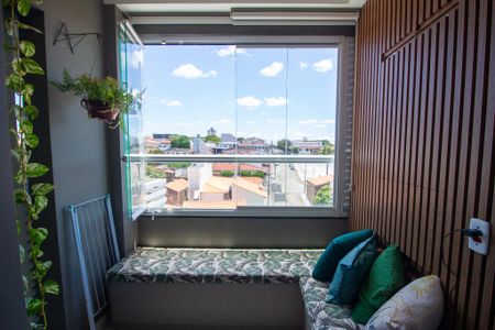 Varanda da Sala de apartamento para alugar com 2 quartos, 48m² em Vila Carvalho, Sorocaba