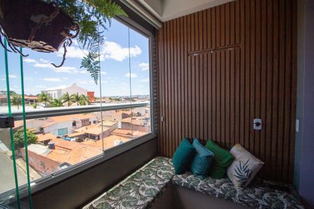Varanda da Sala de apartamento para alugar com 2 quartos, 48m² em Vila Carvalho, Sorocaba
