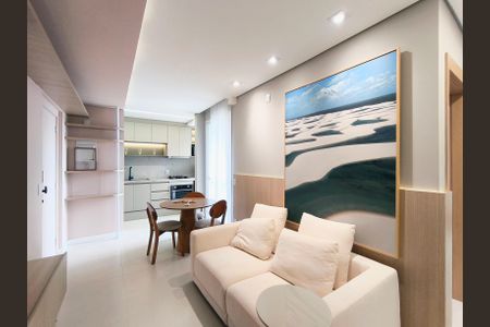 Sala de apartamento para alugar com 2 quartos, 54m² em Horto Florestal, Jundiaí