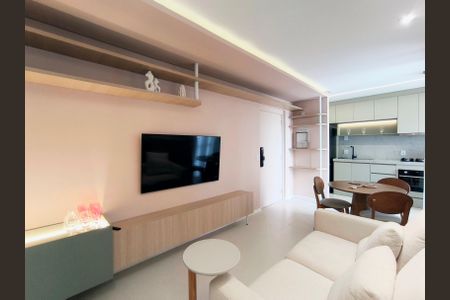 Sala de apartamento para alugar com 2 quartos, 54m² em Horto Florestal, Jundiaí