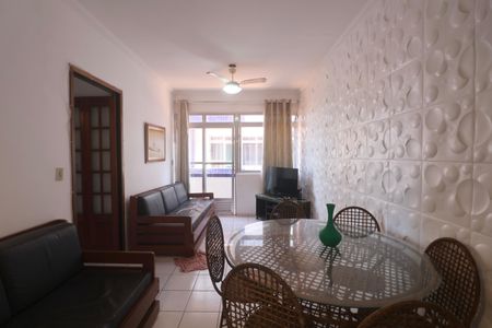 Sala de apartamento para alugar com 2 quartos, 92m² em Jardim Centenario, Guarujá