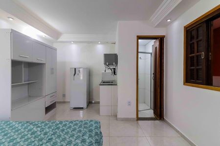 Quarto e Cozinha de kitnet/studio para alugar com 1 quarto, 35m² em Vila Butantã, São Paulo