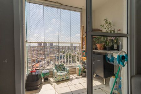 Varanda da Sala de apartamento à venda com 2 quartos, 56m² em Vila Ema, São Paulo