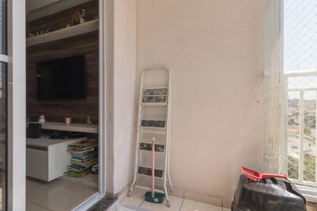 Varanda da Sala de apartamento à venda com 2 quartos, 56m² em Vila Ema, São Paulo