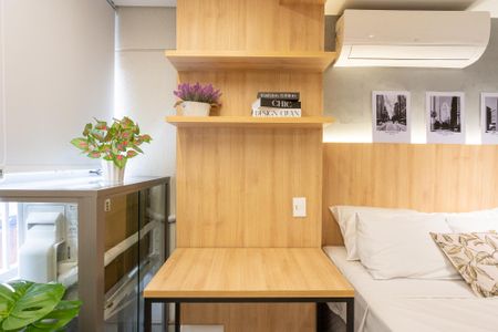 Sala/Quarto de kitnet/studio para alugar com 1 quarto, 24m² em Vila Clementino, São Paulo