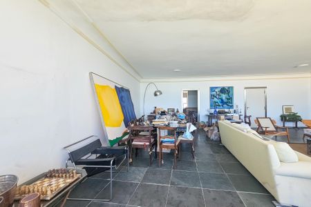 Sala de apartamento para alugar com 4 quartos, 285m² em Morro do Maluf, Guarujá