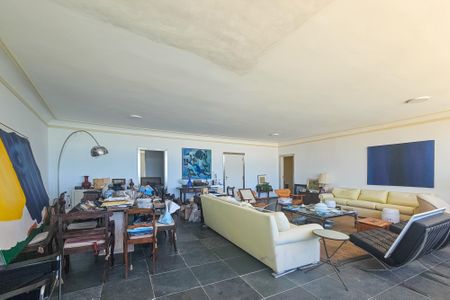 Sala de apartamento para alugar com 4 quartos, 285m² em Morro do Maluf, Guarujá