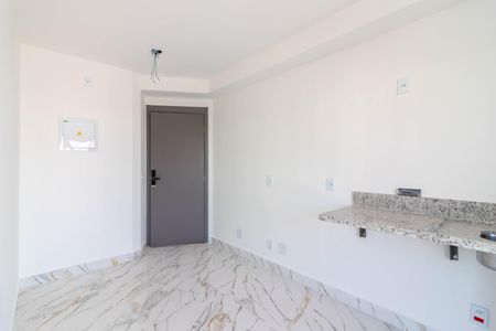 Sala e Cozinha de apartamento à venda com 1 quarto, 26m² em Vila Dom Pedro Ii, São Paulo