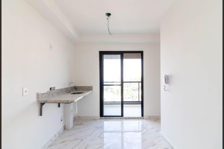 Sala e Cozinha de apartamento à venda com 1 quarto, 26m² em Vila Dom Pedro Ii, São Paulo