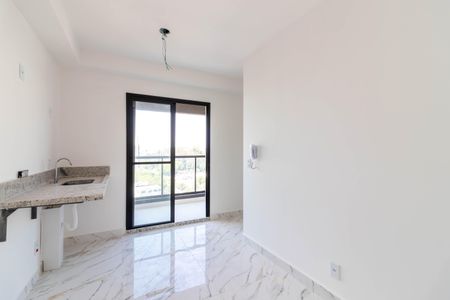 Sala e Cozinha de apartamento à venda com 1 quarto, 26m² em Vila Dom Pedro Ii, São Paulo