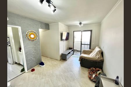 Sala de apartamento à venda com 2 quartos, 52m² em Parque Peruche, São Paulo