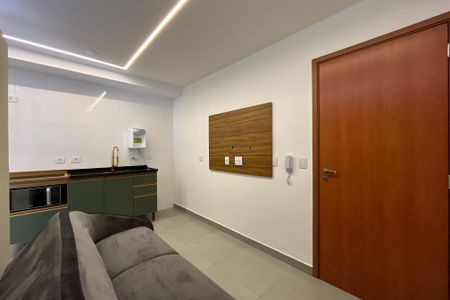Sala/Cozinha de apartamento para alugar com 1 quarto, 28m² em Vila Zat, São Paulo