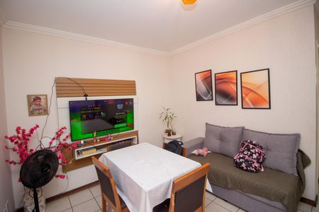 Sala de apartamento à venda com 2 quartos, 48m² em Jardim Laguna, Contagem