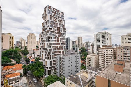 Sala - Vista de apartamento para alugar com 1 quarto, 72m² em Jardim America, São Paulo