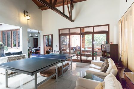 sala - lareira de casa à venda com 4 quartos, 1272m² em Sion, Belo Horizonte