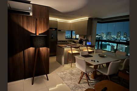 Sala de apartamento à venda com 2 quartos, 82m² em Vila Castela, Nova Lima