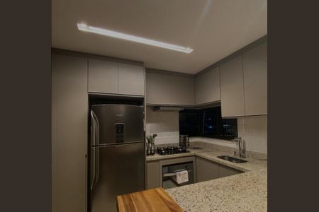 Cozinha de apartamento à venda com 2 quartos, 82m² em Vila Castela, Nova Lima