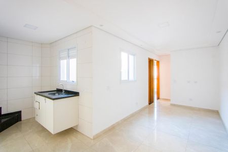 Sala de apartamento para alugar com 2 quartos, 82m² em Vila Linda, Santo André