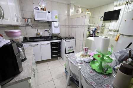 Cozinha de apartamento à venda com 2 quartos, 54m² em Conjunto Residencial Planeta, Santo André