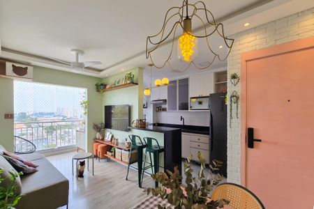 Sala de apartamento à venda com 2 quartos, 54m² em Vila Santa Luzia, São Bernardo do Campo