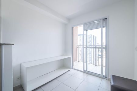 Sala - Cozinha Integrada de apartamento para alugar com 1 quarto, 47m² em Jardim Caravelas, São Paulo
