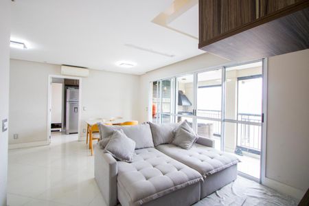 Sala de apartamento à venda com 2 quartos, 86m² em Vila Gilda, Santo André