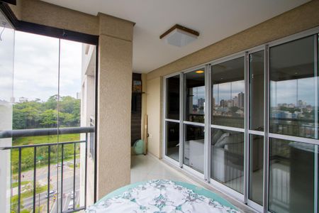Varanda gourmet de apartamento à venda com 2 quartos, 86m² em Vila Gilda, Santo André