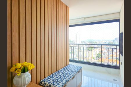 Sala com Varanda gourmet de apartamento à venda com 3 quartos, 67m² em Vila Paulista, Guarulhos