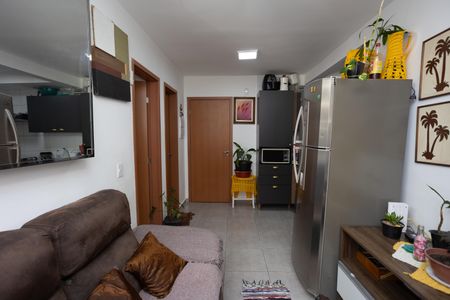 sala de apartamento para alugar com 2 quartos, 42m² em Jardim Boa Vista (zona Oeste), São Paulo