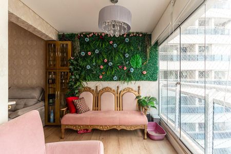 Varanda da Sala de apartamento para alugar com 1 quarto, 79m² em Santa Ifigênia, São Paulo