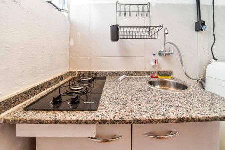 Cozinha de kitnet/studio para alugar com 1 quarto, 18m² em Sarandi, Porto Alegre