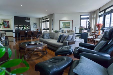 sala de apartamento à venda com 3 quartos, 232m² em Mangabeiras, Belo Horizonte