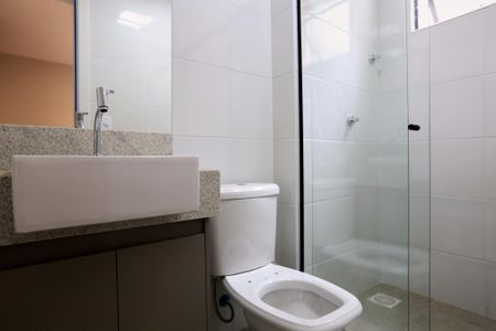 Banheiro da Suíte de apartamento para alugar com 2 quartos, 67m² em São Pedro, Belo Horizonte