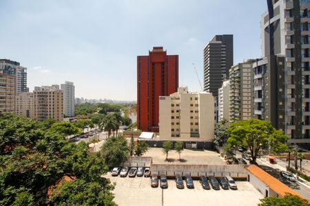 Vista da Varanda de kitnet/studio à venda com 1 quarto, 40m² em Pinheiros, São Paulo