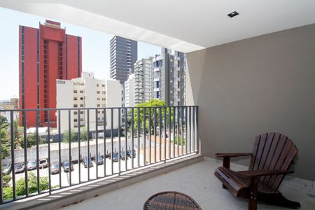 Varanda de kitnet/studio à venda com 1 quarto, 39m² em Pinheiros, São Paulo