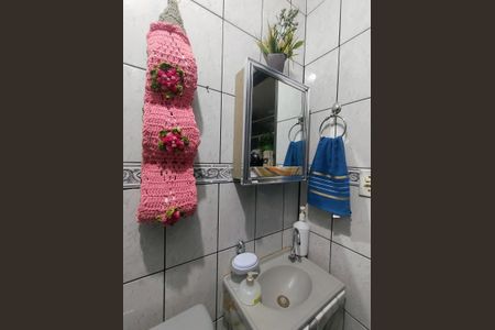 Banheiro Social de apartamento à venda com 2 quartos, 64m² em Vila Alves Dias, São Bernardo do Campo