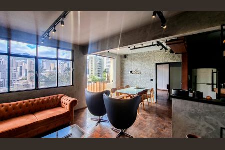 Sala de apartamento para alugar com 2 quartos, 115m² em São Pedro, Belo Horizonte