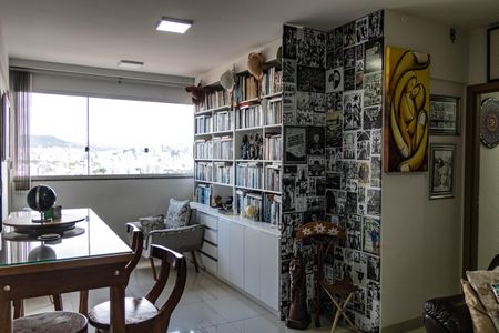 Sala de apartamento à venda com 3 quartos, 140m² em Caiçaras, Belo Horizonte