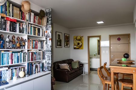 Sala de apartamento à venda com 3 quartos, 140m² em Caiçaras, Belo Horizonte
