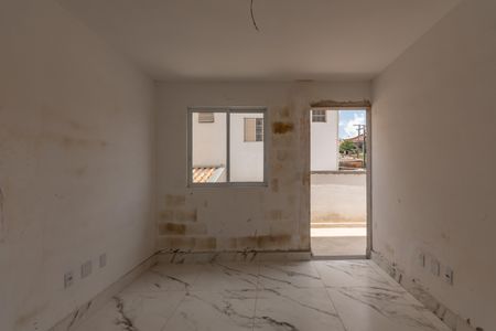 Sala de apartamento à venda com 2 quartos, 60m² em Serrano, Belo Horizonte