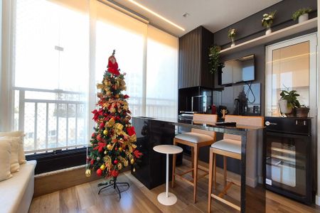 Varanda gourmet de apartamento à venda com 2 quartos, 98m² em Swiss Park, Campinas