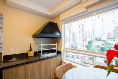 Varanda gourmet de apartamento à venda com 2 quartos, 96m² em Vila Lea, Santo André