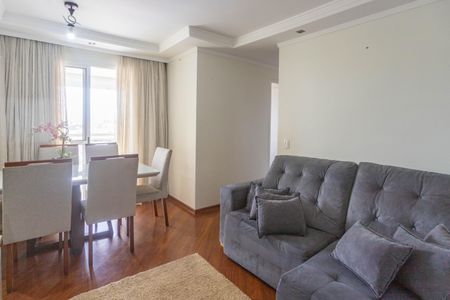 Sala de apartamento à venda com 3 quartos, 69m² em Piraporinha, Diadema