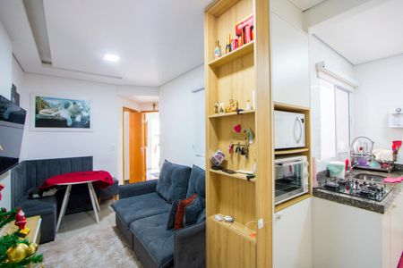 Sala de apartamento à venda com 2 quartos, 59m² em Jardim Las Vegas, Santo André