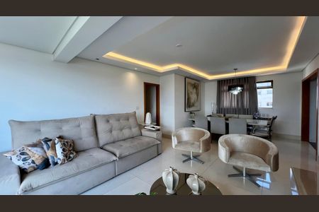 sala de apartamento à venda com 4 quartos, 145m² em Ipiranga, Belo Horizonte