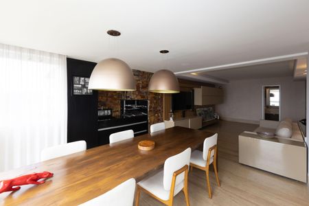 Sala Gourmet de apartamento à venda com 3 quartos, 220m² em Vila Castela, Nova Lima