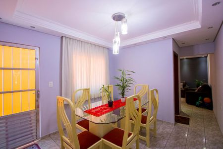 Sala de Jantar de casa à venda com 3 quartos, 124m² em Jardim Marek, Santo André