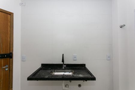 Cozinha de kitnet/studio à venda com 1 quarto, 19m² em Vila Esperança, São Paulo